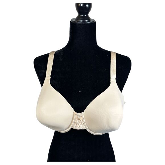 Vanity Fair Beauty Back Full Figure Underwire Smoothing Bra Beige Size 42C - Picture 1 of 3